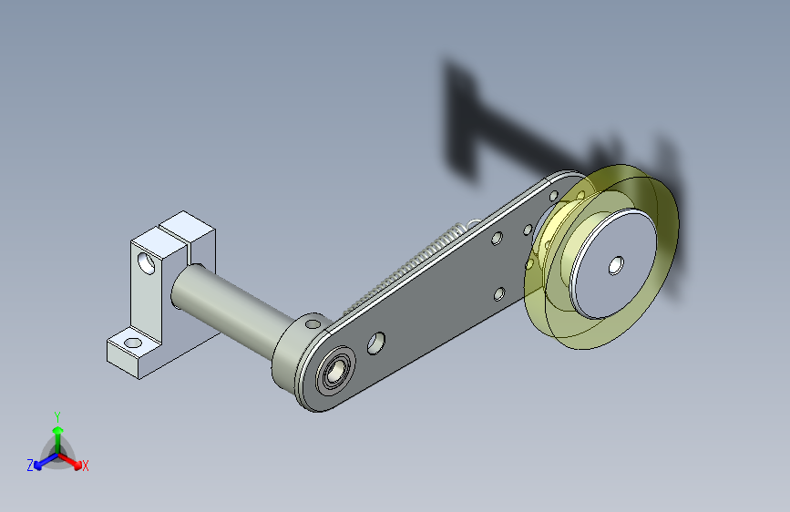 Roller Rubber Wheel Mounting Subassy