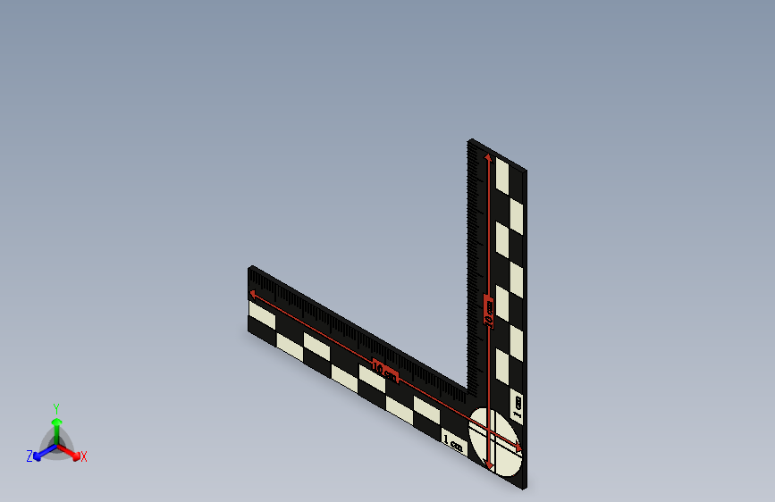 Scale Ruler 10cmx10cm v1