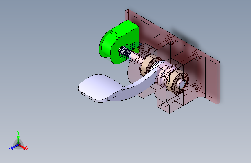 Simplified breake pedal with potentiometer
