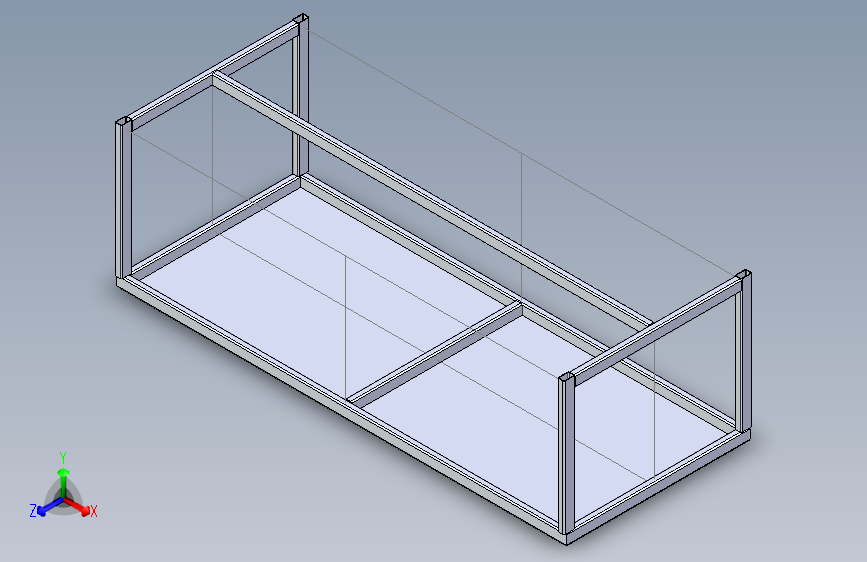 Steel Table 2000x800