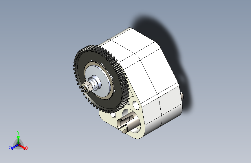 Team Associated RC10 6 gear transmission assembly