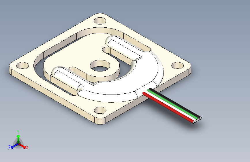 Ultra Thin Load Cell 30kg Low Profile Compression Force Sensor 300N