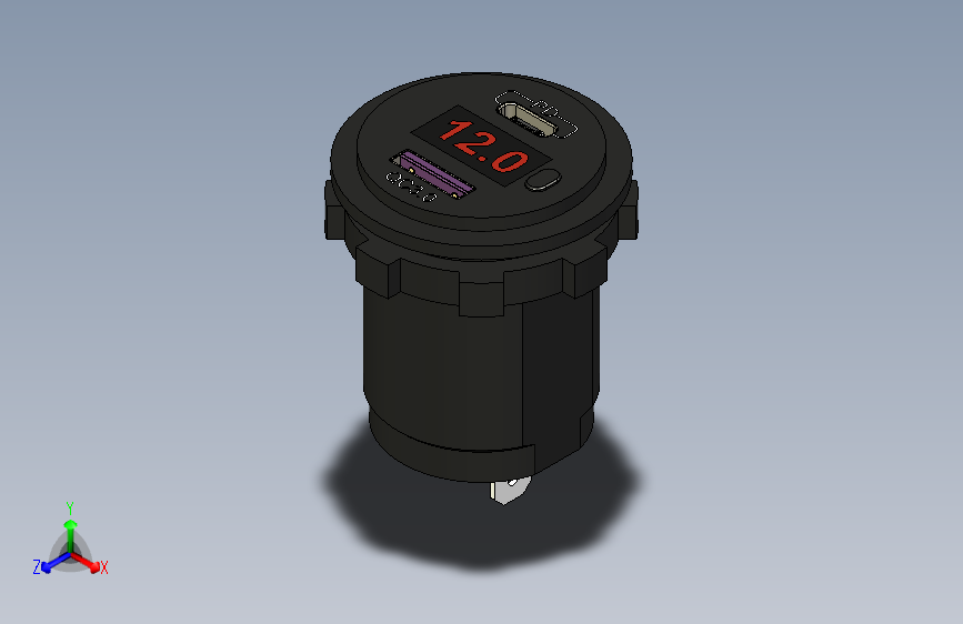 USB C 车载充电器插座 12V_24V 双 USB 插座 PD3.0 和 QC3.0