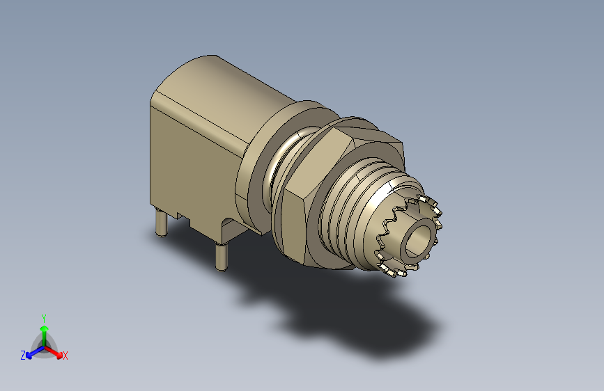 安费诺迷你UHF 2.5 GHz直角PCB插座连接器