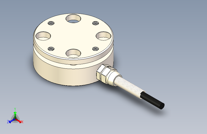 法兰式压缩力传感器 2kN 5kN 10kN 20kN