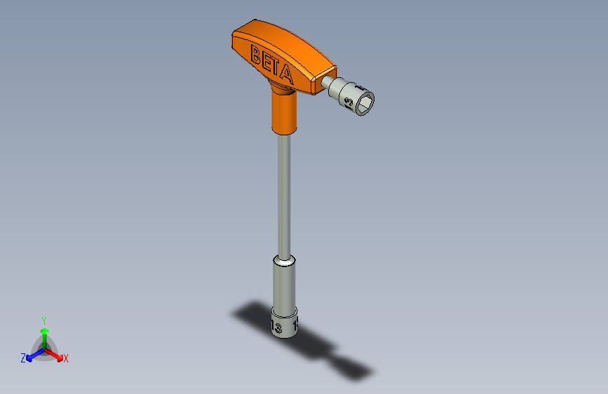 套筒扳手用T型手柄 13mm
