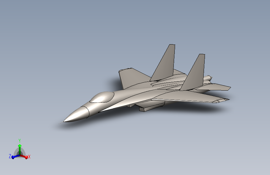 Marzouk SolidWorks 教程 -苏霍伊 27侧卫 - FreeTree 模型及教程