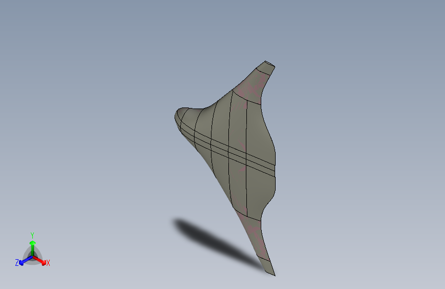 混合翼身 - 用于CFD分析的清理CAD