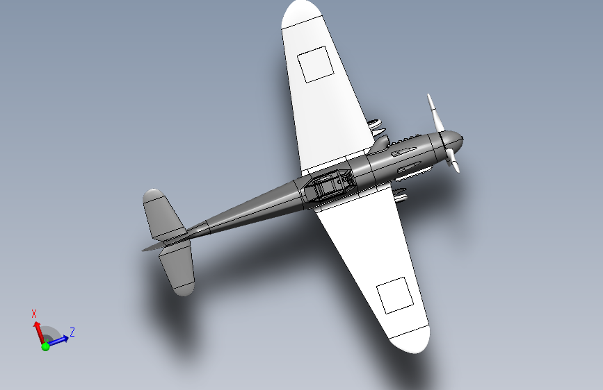 梅塞施密特 Bf 109 主视图