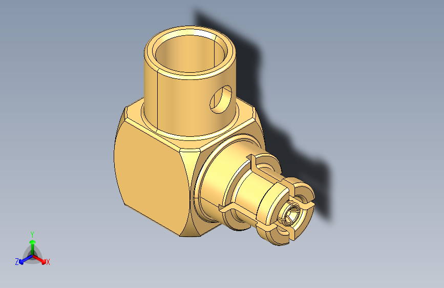 65 GHz Mini-SMP (MSMP) 半刚性同轴直角连接器插头