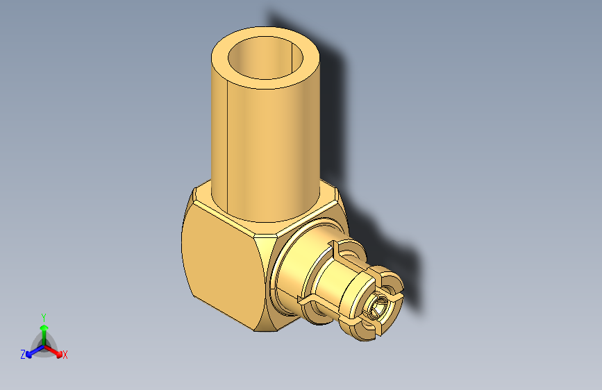 65 GHz Mini-SMP (MSMP) 柔性同轴直角连接器插头