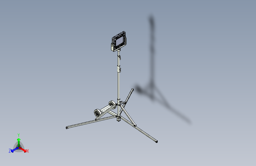 150W EXP LED灯 - 21,000流明 - 三脚架 - 快速更换支架 - C1D1 - 100' 12_3 SOOW - EXP插头