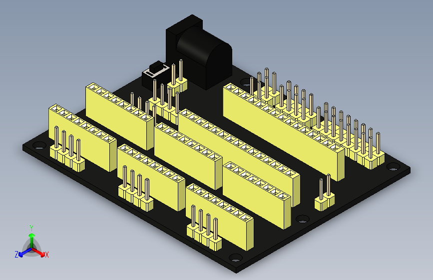 Keyestudio CNC Shield V4.0 板子适用于Arduino Nano
