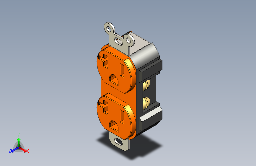 Leviton 125V - 20A 双联插座