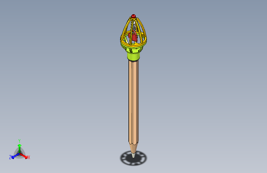 Penchil顶部 _铅笔顶盖 _（3D型号）