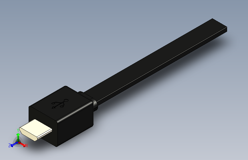 Micro USB 连接器和扁平电缆