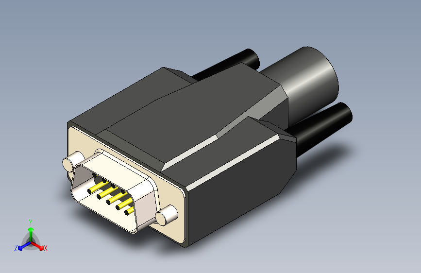 Solidworks教程#135 如何在Solidworks中制作DB9公连接器 By SW Easy Design