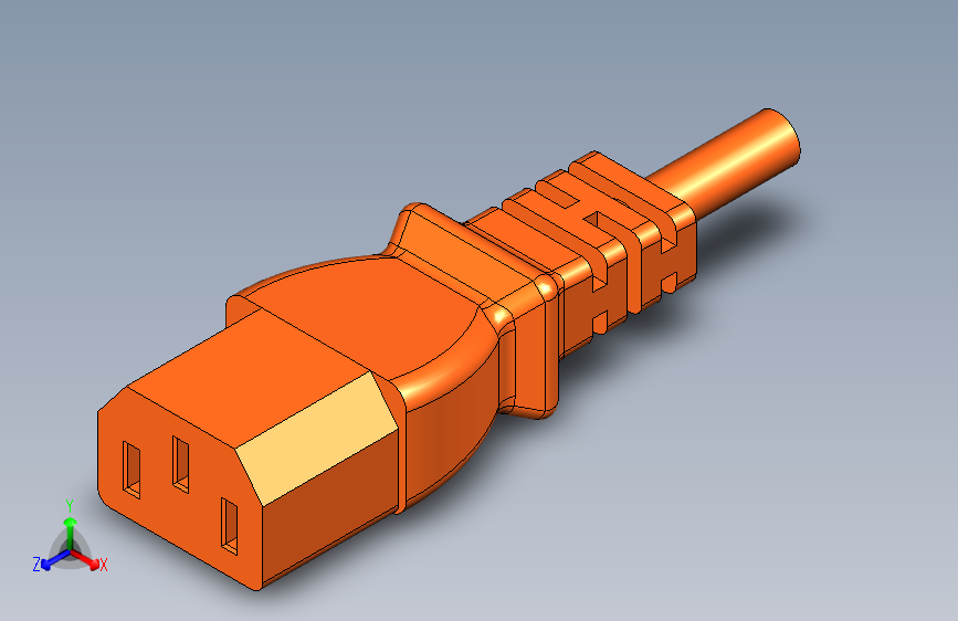 Studycadcam 3D CAD 练习 1069_插头适配器_插槽适配器_Autodesk Inventor Pro