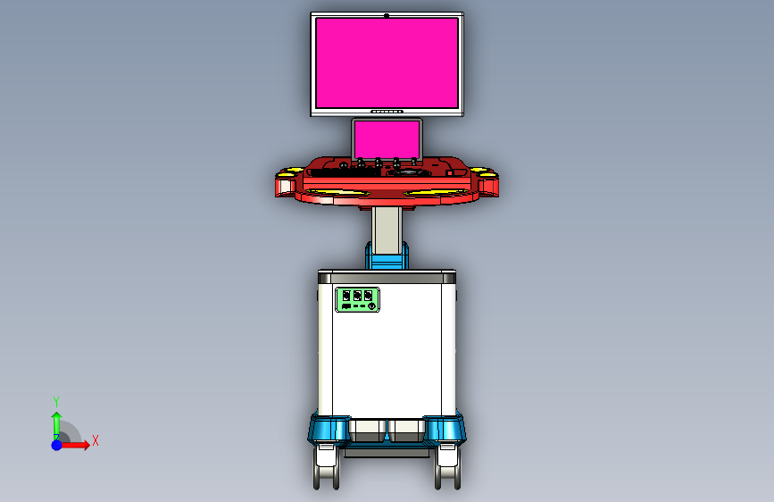 超声波机 正面视图