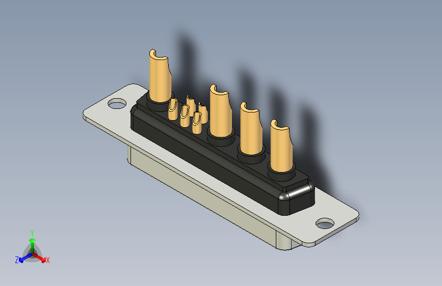 哈丁 D-Sub 9W4 电源连接器