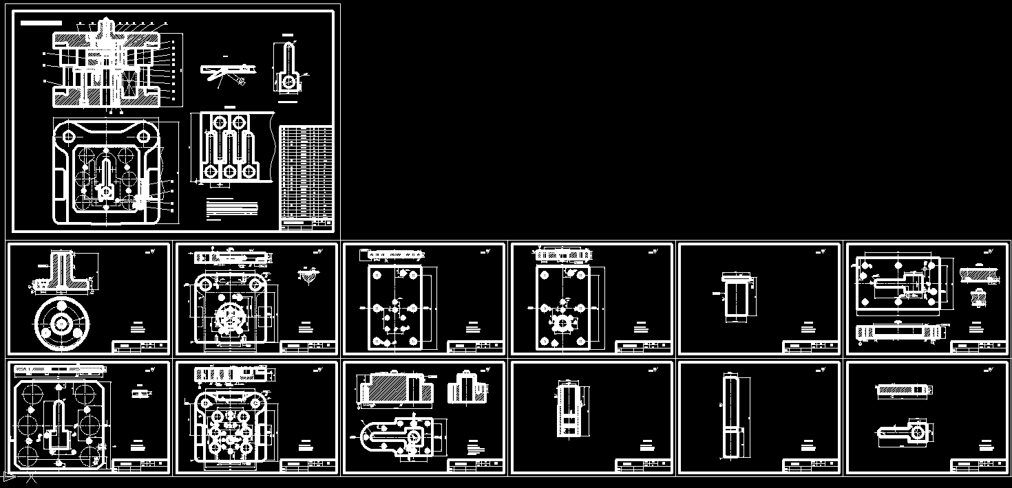 0044-空调垫片冲压成形工艺及倒装复合模具设计【全套14张CAD图】