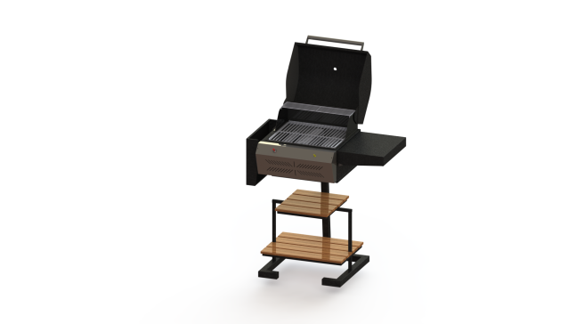 BBQ 新设计带烟熏器