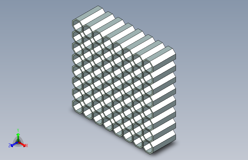 用于3D打印的八角形蜂窝结构