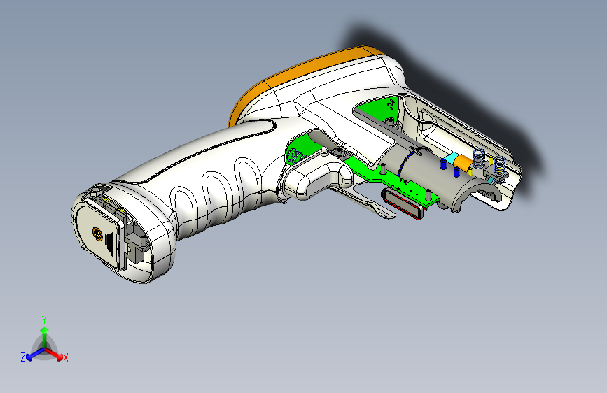 优雅的红外非接触式温度计 热模具设计和组件 - Autodesk Inventor 2019