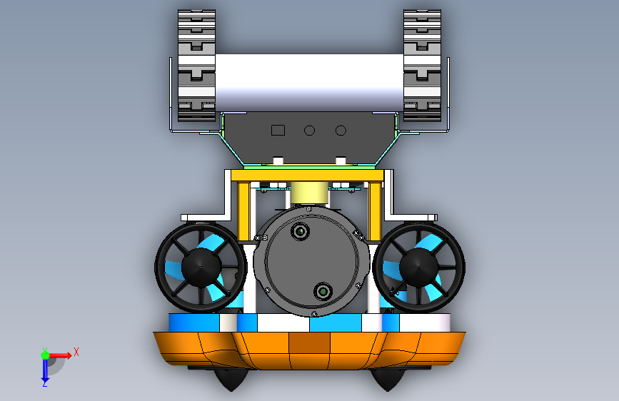 水陆两栖机器人三维设计1071425