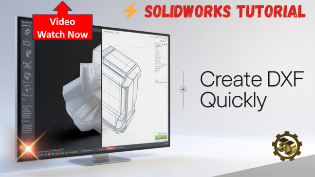 如何在#SolidWorks中快速创建DXF出口 - 钣金零件的快速教程
