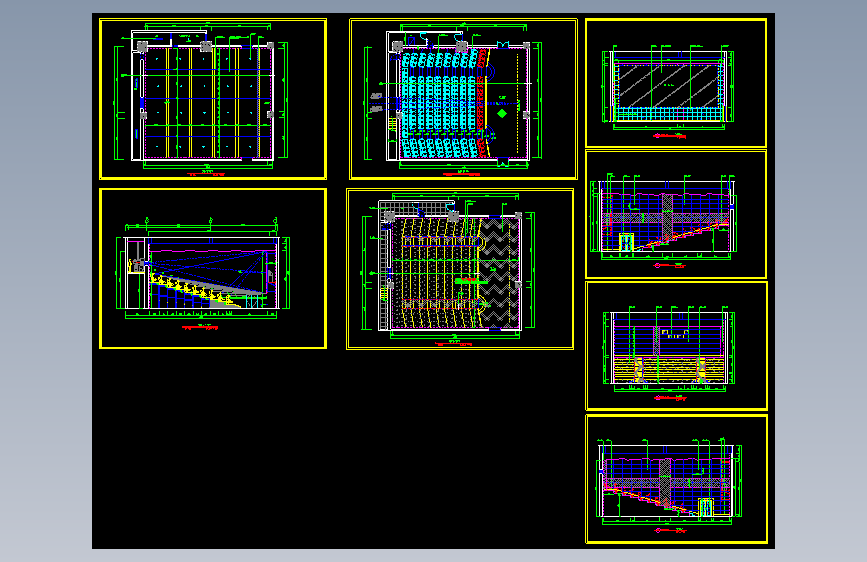 保利国际电影院装饰工程图纸