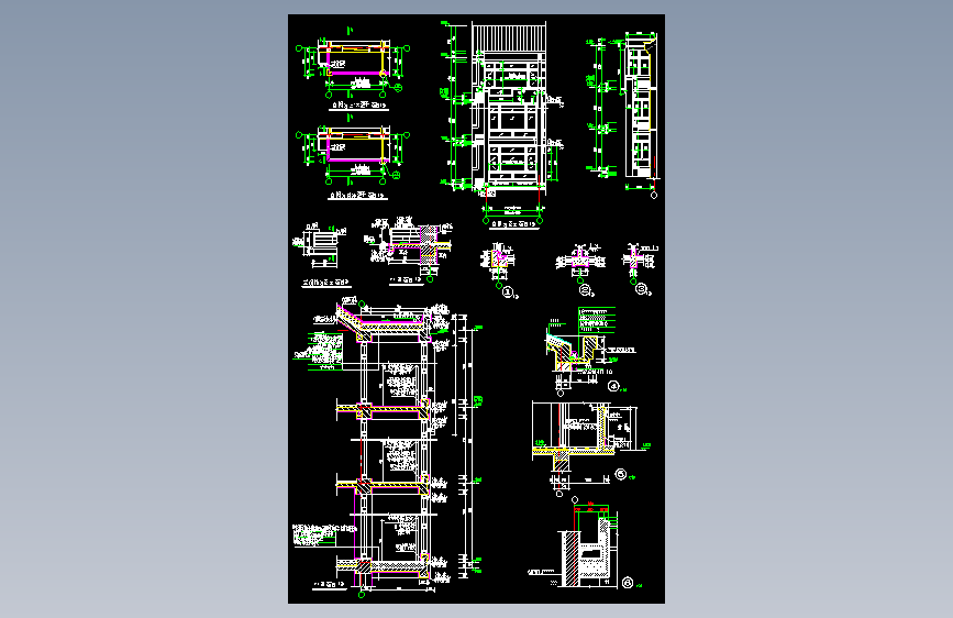 064-墙身檐沟和线脚大样2