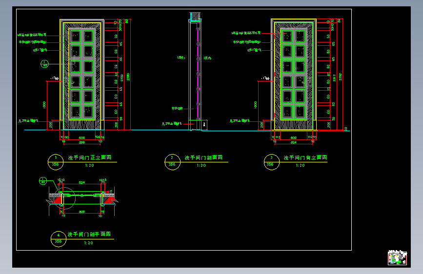 056-门节点详图3