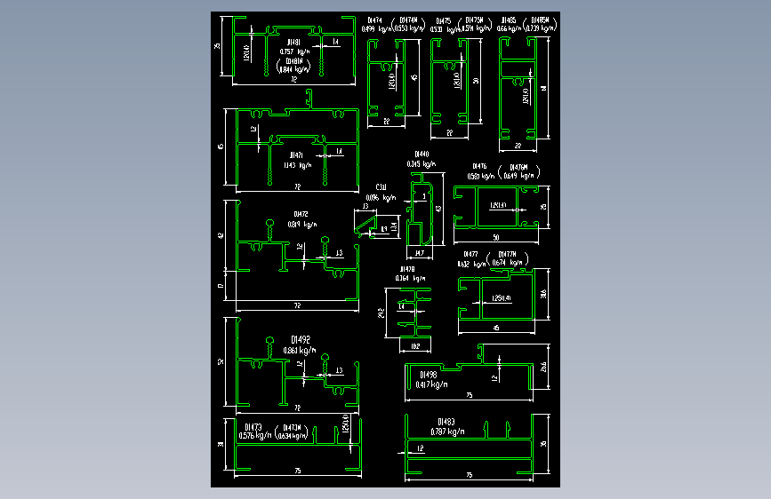 115-铝合金门窗图(2000A)1