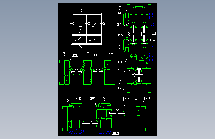 120-铝合金门窗图(2000A)6