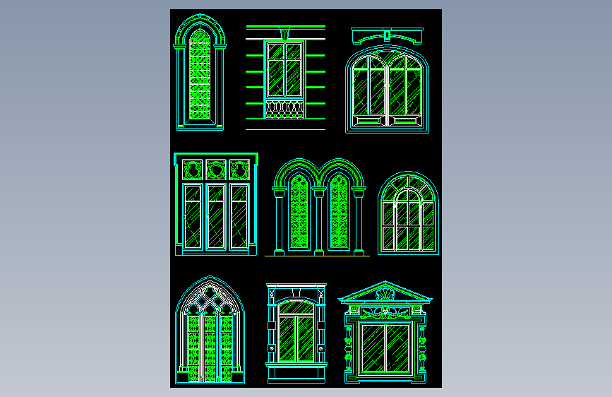 009-豪华西式窗3