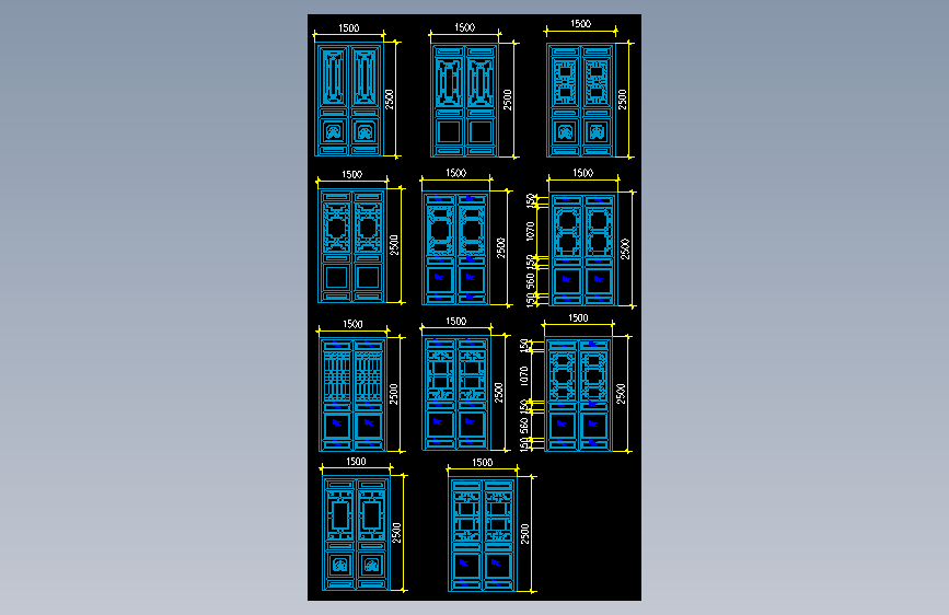 029-古建筑门施工汇集5