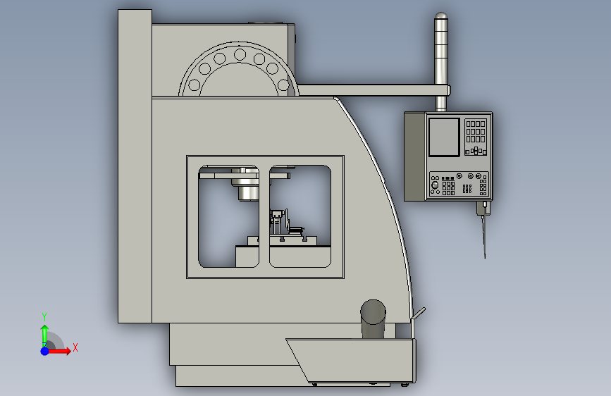 加工中心气动打孔装置