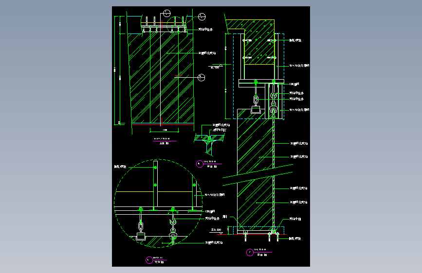 008-吊挂式玻璃幕墙（六）节点