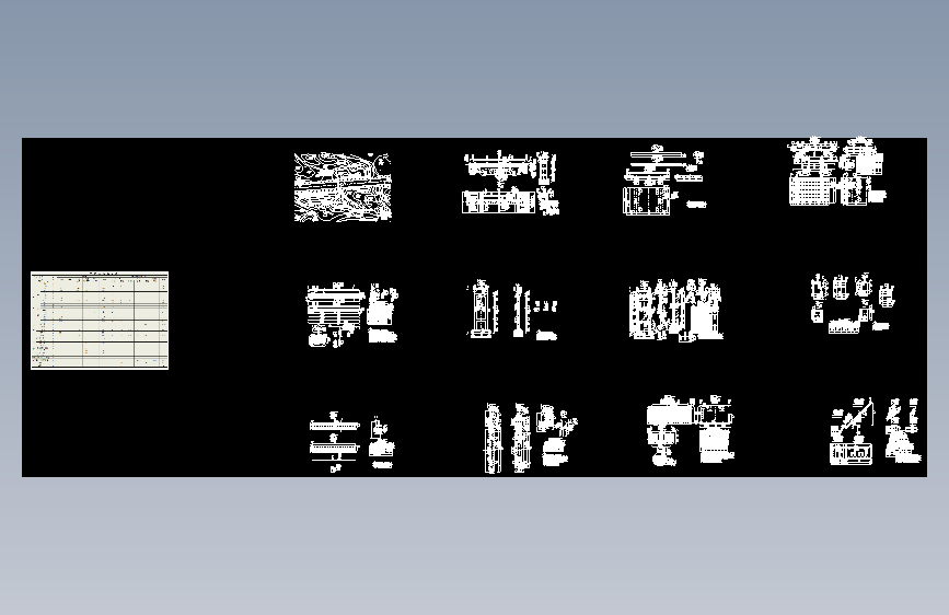 高速公路人行天桥设计图_DWG
