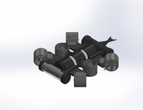 thrusters遥控潜水器（ROV）简易结构