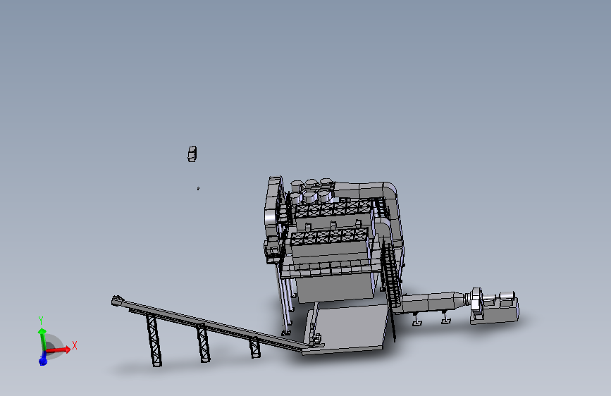 大型布袋除尘器装配图GAS DUST CLEANING