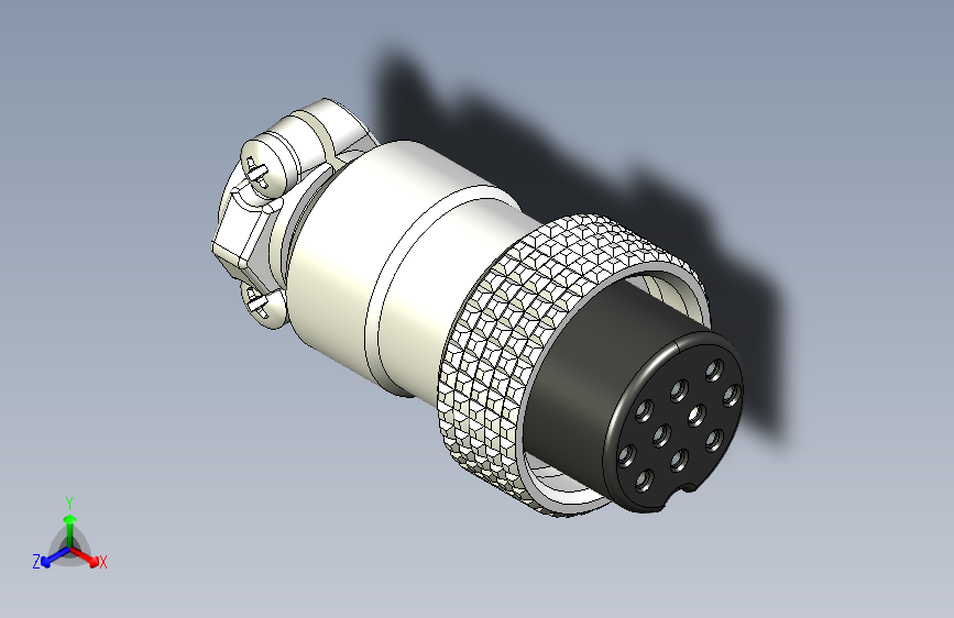 GX 20航空连接器，包含2、3、4、5、6、7、8、9、10、12、14。和15个别针。