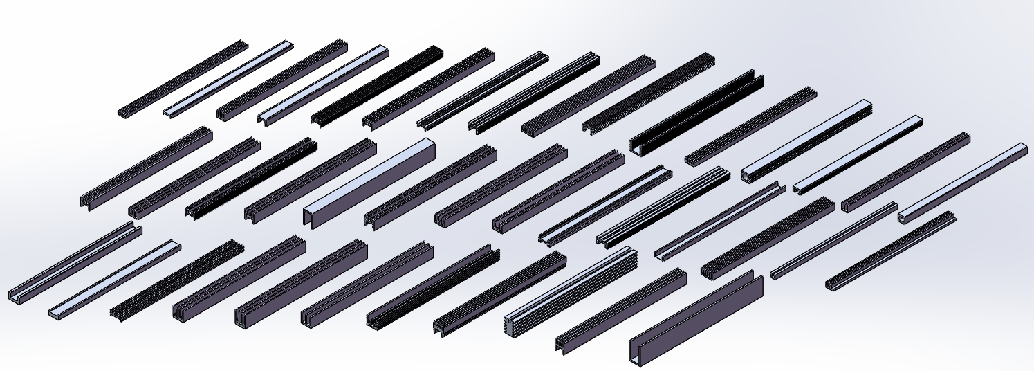 铝型材散热片 1cm 41款