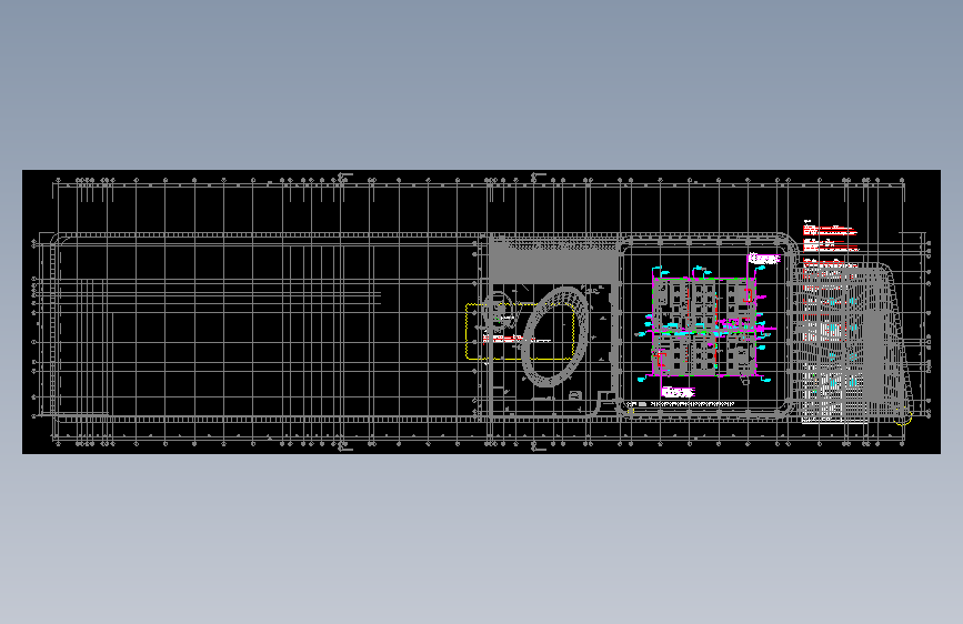 前滩中心地块办公楼塔楼强电施工图全套CAD