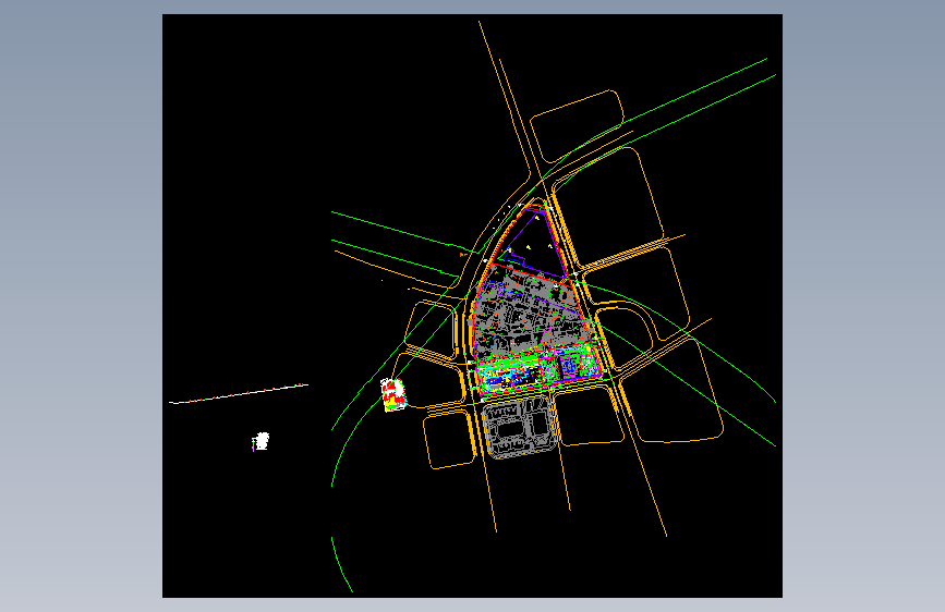 前滩中心地块办公楼总体建筑施工图全套CAD