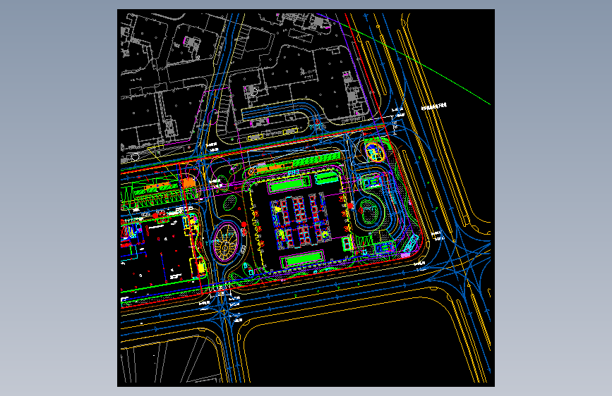 前滩中心地块办公楼总体建筑施工图全套CAD
