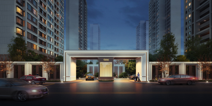 2019 【住宅+配套+入口大门】金茂南京【立控文本+CAD+SU+效果图】