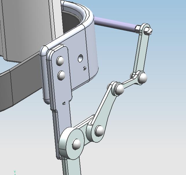 6款下肢助力机器人3d图纸 可穿戴电机直驱下肢外骨骼3d康复机器人
