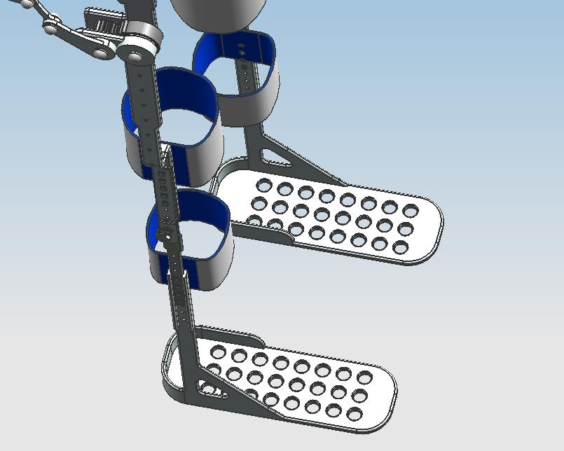 6款下肢助力机器人3d图纸 可穿戴电机直驱下肢外骨骼3d康复机器人